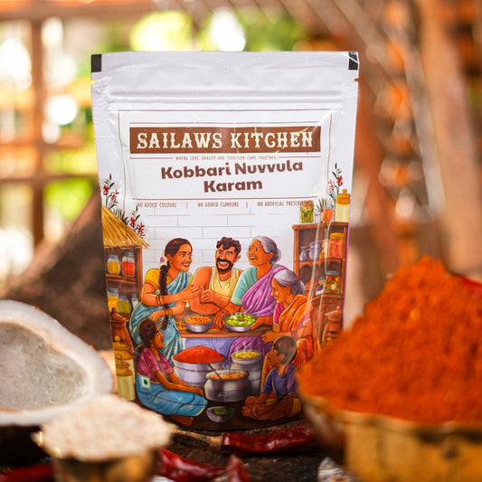 Kobbari Nuvvula Karam | 150g