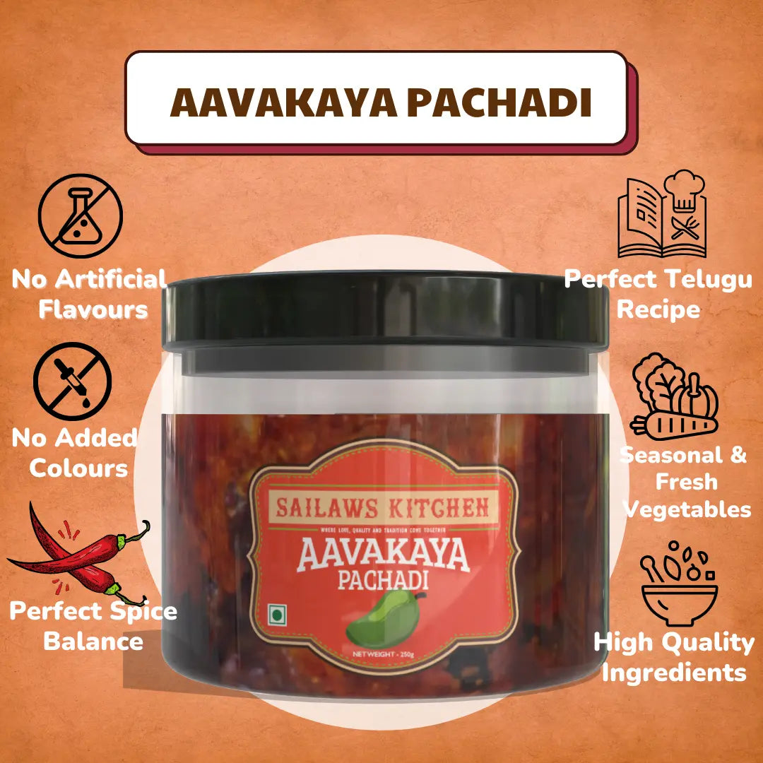 Aavakaya Pachadi | ఆవకాయ పచ్చడి | Sailaws Kitchen Veg Pickle